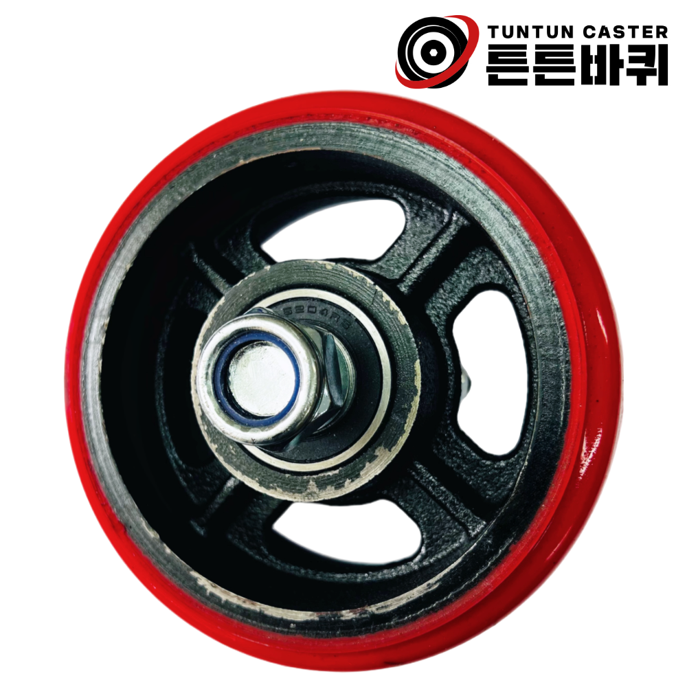 15cm(6인치)고중량 우레탄바퀴 휠세트 고하중 산업용캐스터 하중450kg 바퀴폭60mm 61,100원