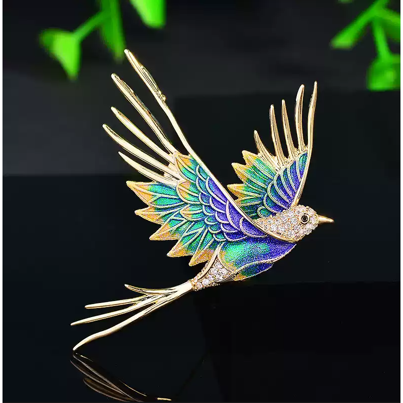 새로운 디자인의 고급 럭셔리 에나멜 브로치 여성용 럭셔리한 디자인의 개성 있는 옷핀 세련된 브로치 19,000원