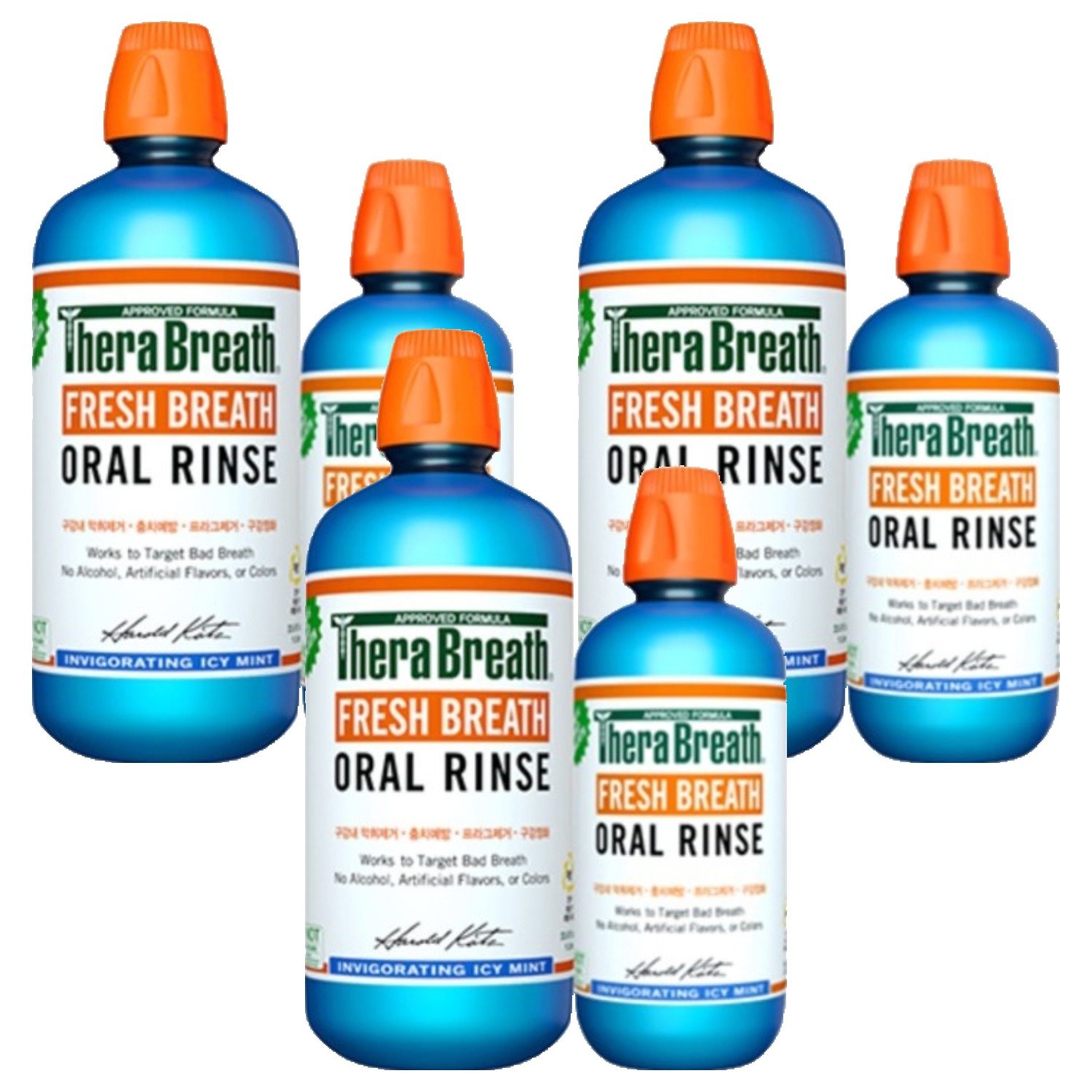 테라브레스 프레시브레스 오랄린스 인비고레이팅 아이시민트 구강청결제 1L + 473ml 100,740원