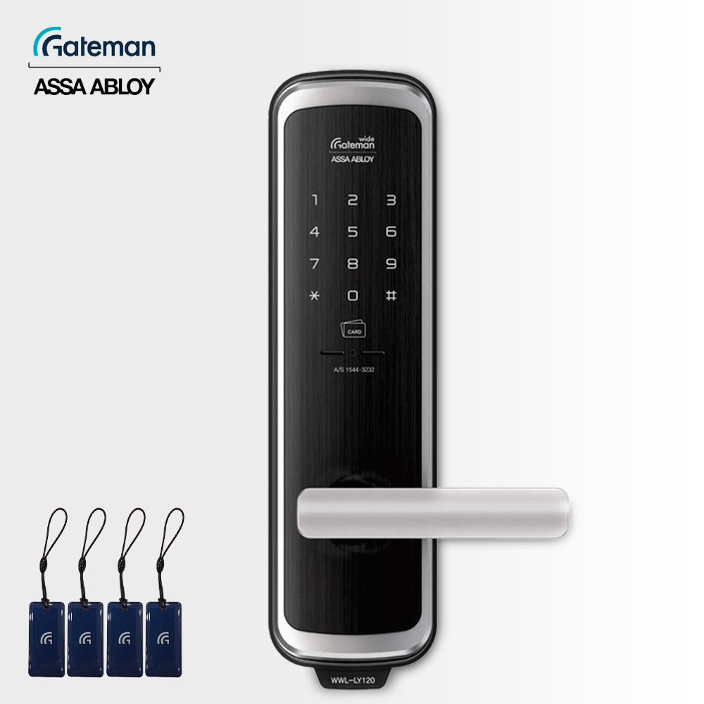 A지역 설치포함 게이트맨 WWL-LY120 주키 핸들형 현관문 디지털 카드키 도어락 아파트 번호키 + 카드키 4개 179,900원