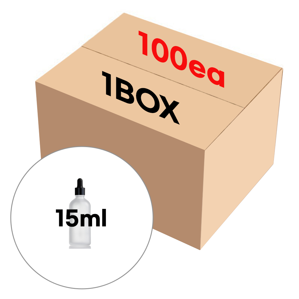 블랙 뚜껑 15ml 1BOX 100개 스포이드 불투명 공병 향수용기 40,900원