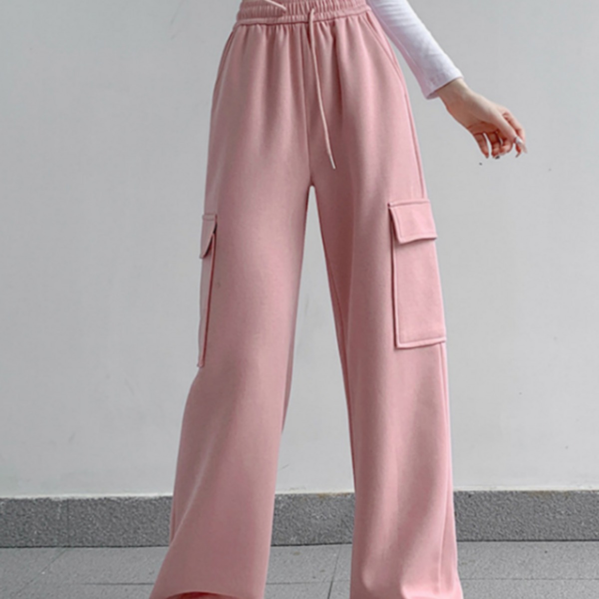 MS HOME 카고팬츠 투웨이 트레이닝 팬츠 조거 와이드 기모 27,900원