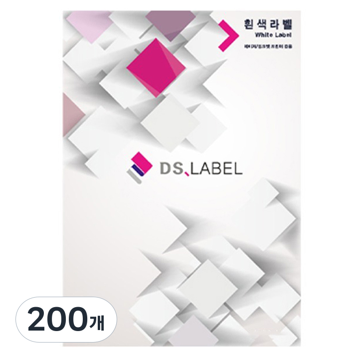 디에스라벨 레이저잉크젯 라벨지 흰색 6x16 DS3096, 96칸, 200개 15,290원
