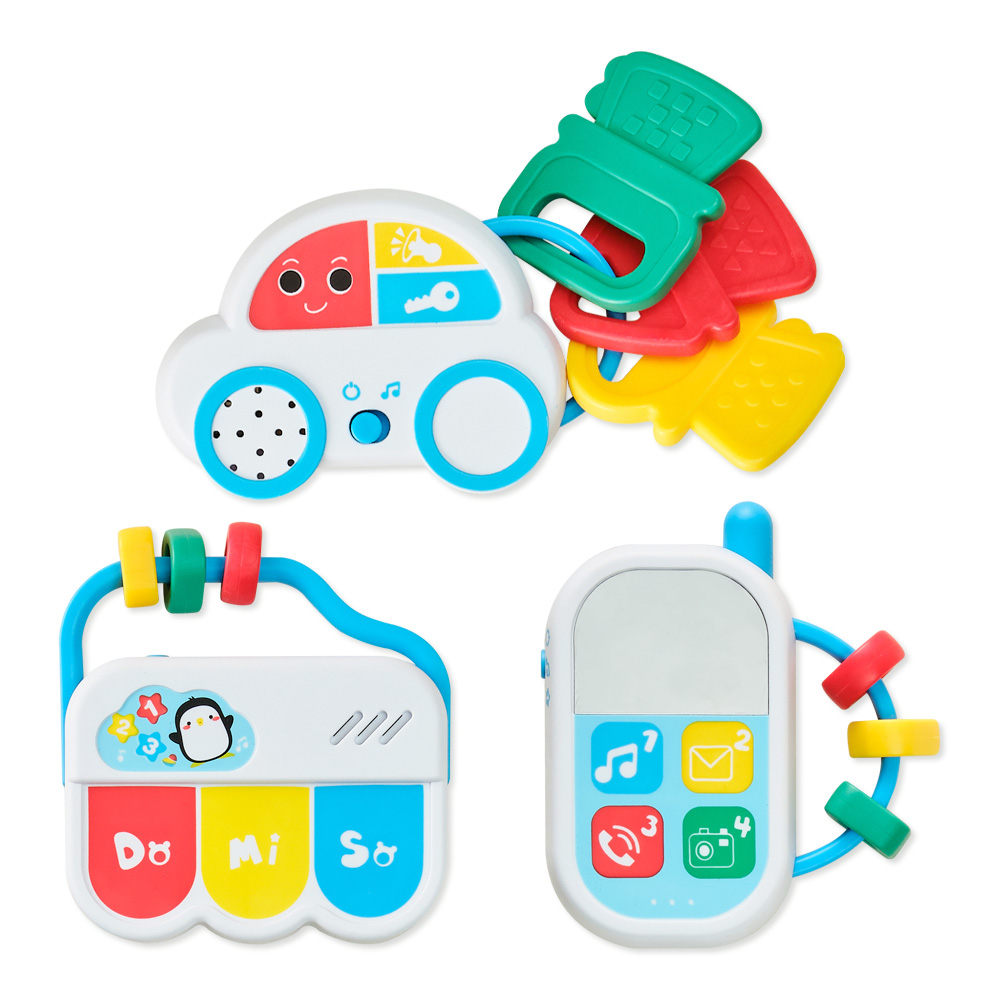 레디앤조이 뮤지컬 멜로디 장난감 피아노 + 핸드폰 + 자동차 3종, 1세트, 파랑 24,900원