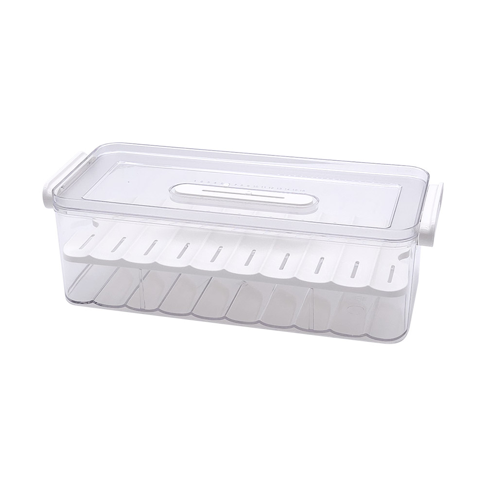 헬로제인 월일 날짜지정 다이얼 냉장고 보관 정리함, 투명색, 1개 11,450원