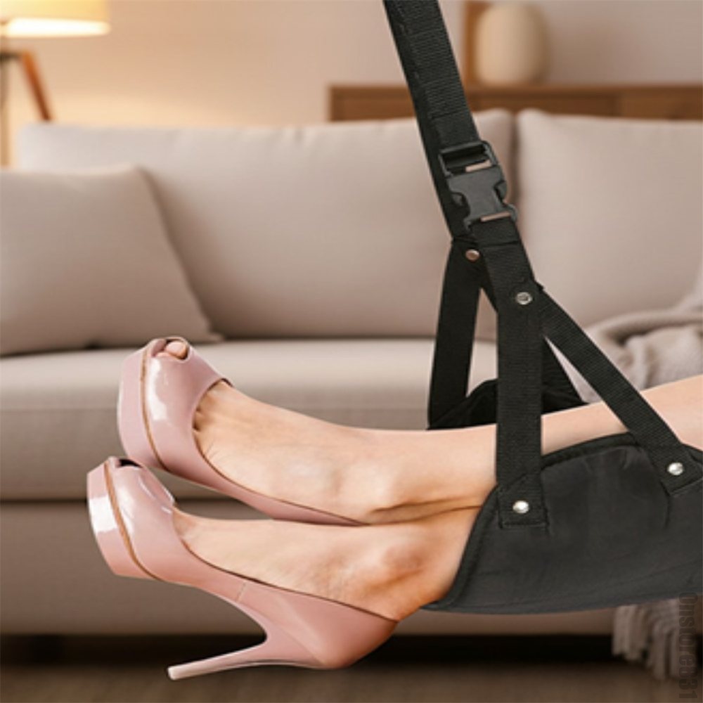 일상발견 발받침대 휴대용해먹 접어서보관하는초경량사이즈 장시간비행시다리피로감소 비행기발해먹 3,800원