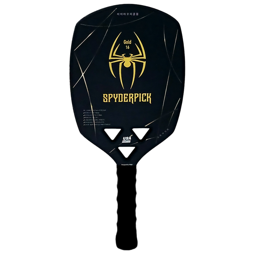 아이마오 USAPA 공식인증 피클볼 패들 스파이더픽 카본글라스 20mm 블랙 1P, 블랙, 1개 156,000원