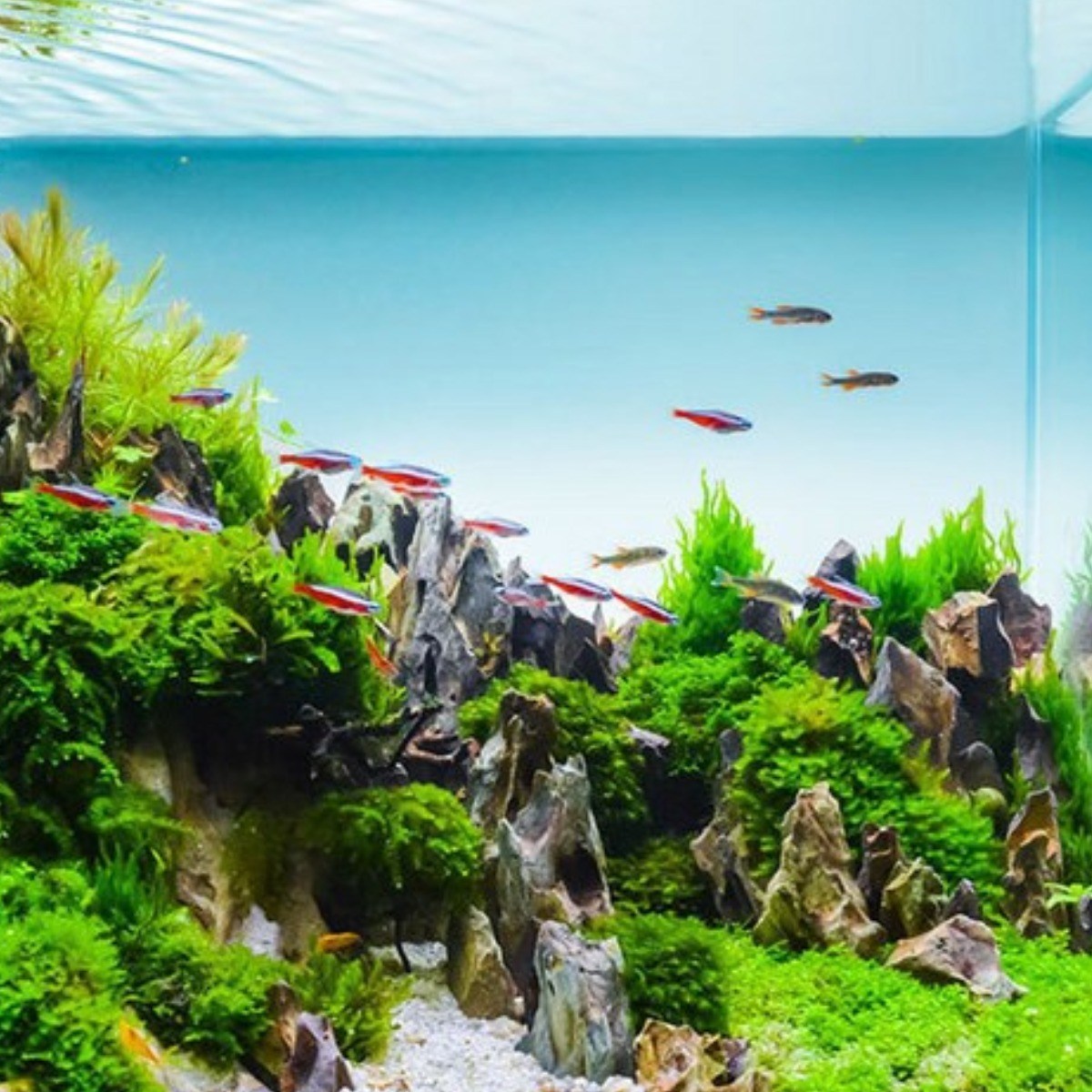 미미네아쿠아 시트지 블루 그라데이션 백스크린 (h30x60) 7,210원