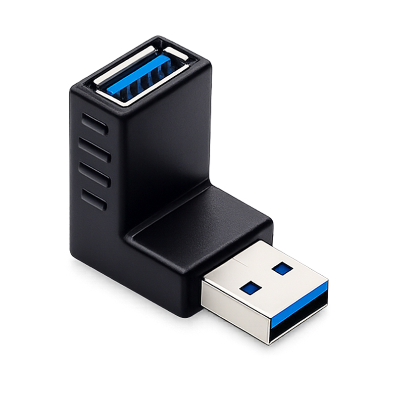 USB 3.0 A타입 연장젠더 하향꺾임 꺽임 L형 90도 커플러, 1개, USB-A-L-D 6,980원
