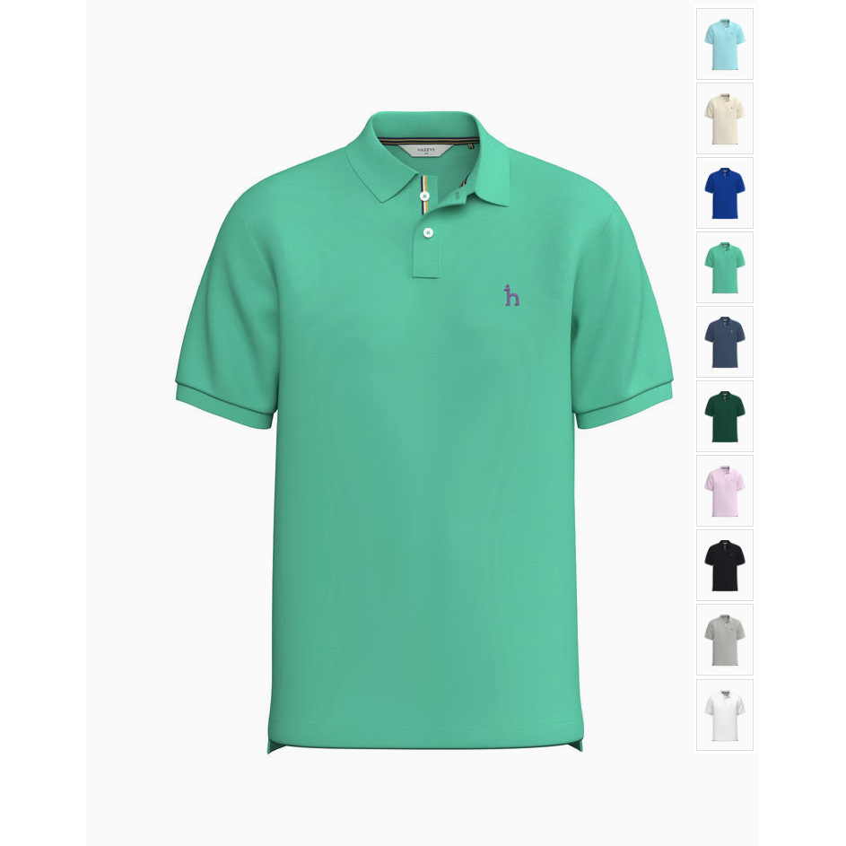 헤지스 아이코닉 반팔 피케 티셔츠 HZTS4B 154,450원