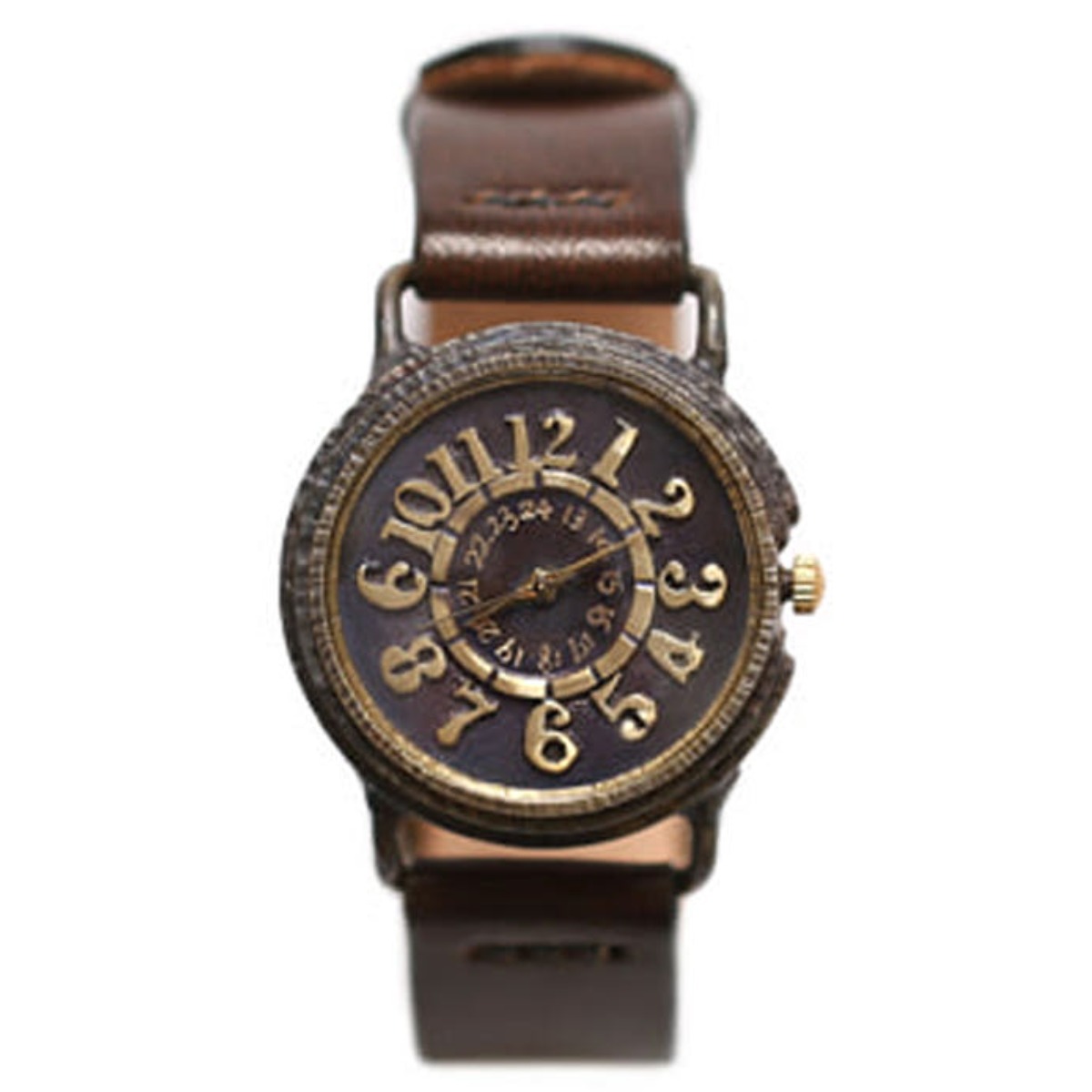 메탈엣린넨 핸드메이드 가죽밴드 손목시계 FonstempusR 180,000원