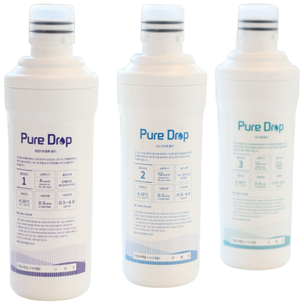 [100%환불보장]퓨리얼 (PPA-2110 ) 직수 정수기 완벽 호환필터 1년 구성SET, 1개 43,400원