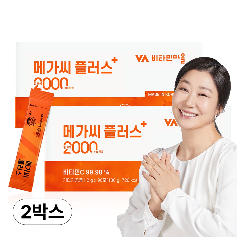 비타민마을 메가씨 플러스 비타민c 2000, 2개, 90회분 24,900원
