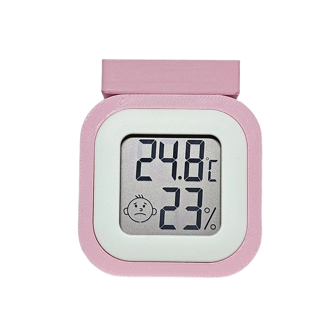 도마뱀 온습도계 자석거치대 크레스티드 게코 파충류 피그미다람쥐 햄스터 소동물 사육장 꾸미기, 1개, 핑크 12,000원