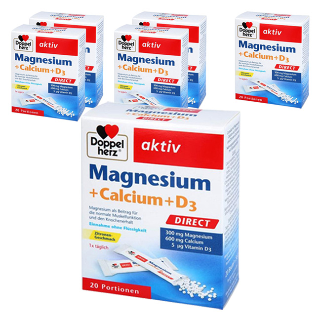 도펠헤르츠 액티브 마그네슘 300mg + 칼슘 600mg D3 5mcg 29,900원