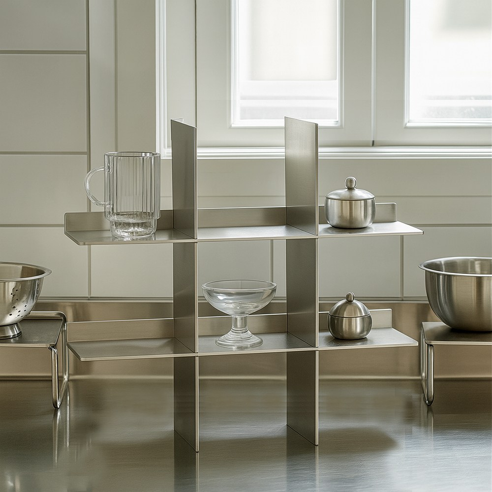 테르헨 304 스테인레스 격자형 선반 (S) 3x3 180,000원