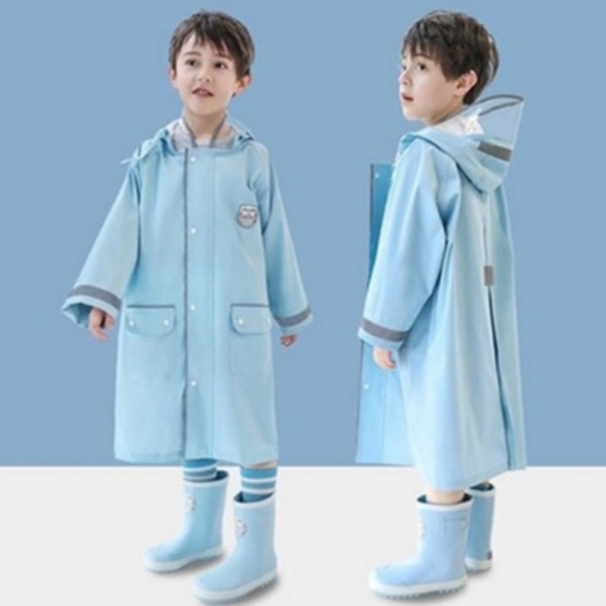 투나이언 초등학생 마카롱 5색 우비 어린이 비옷 아동 우비 주니어 레인코트 25,600원