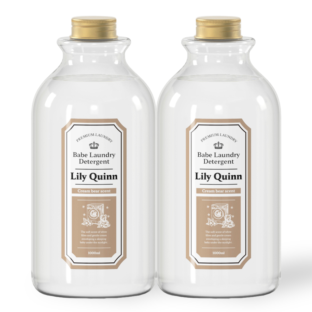 릴리퀸 유아 중성 세탁세제 크림베어, 2개, 1L 40,890원
