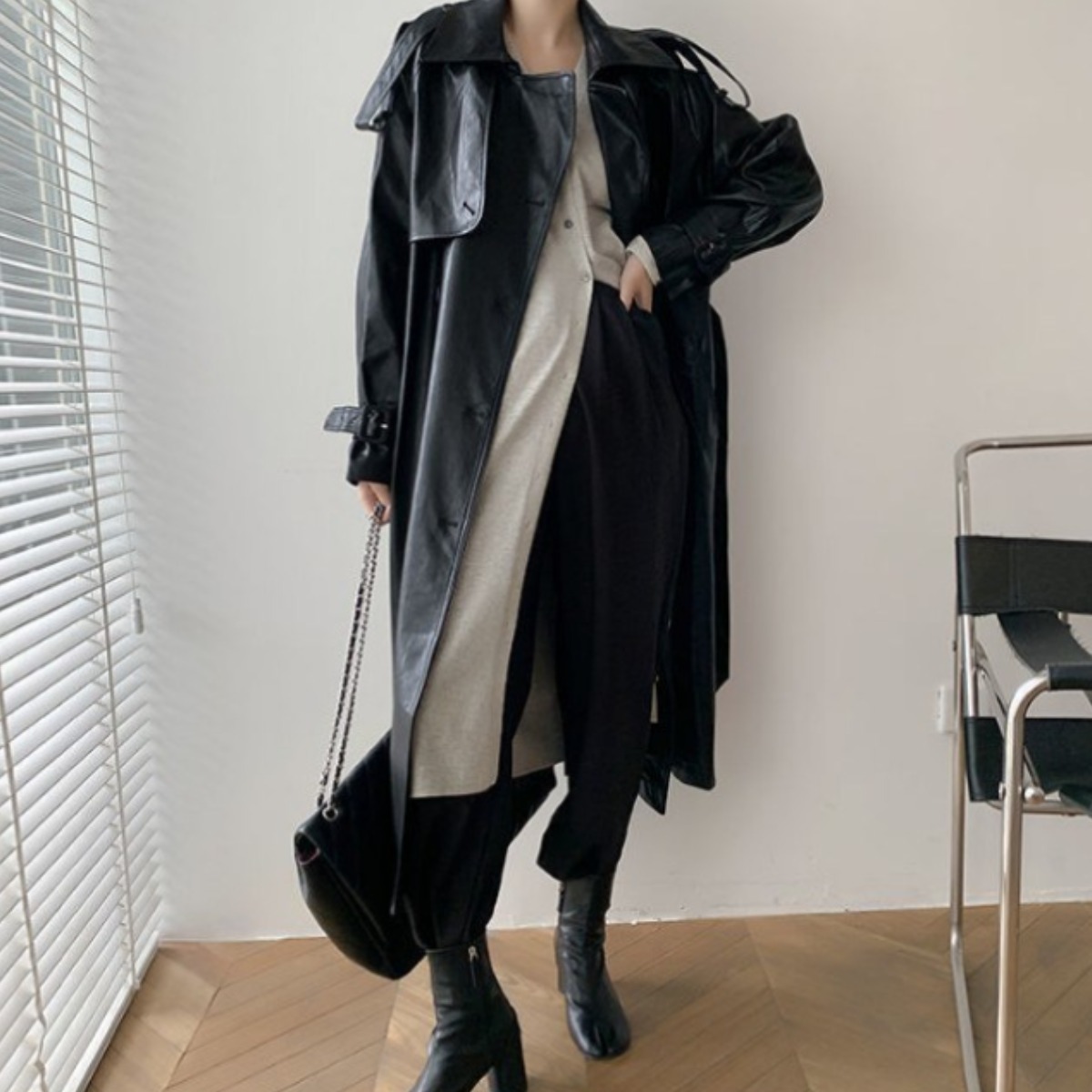 해외직배송 패셔너블 롱트렌치코트 SH1201 86,000원