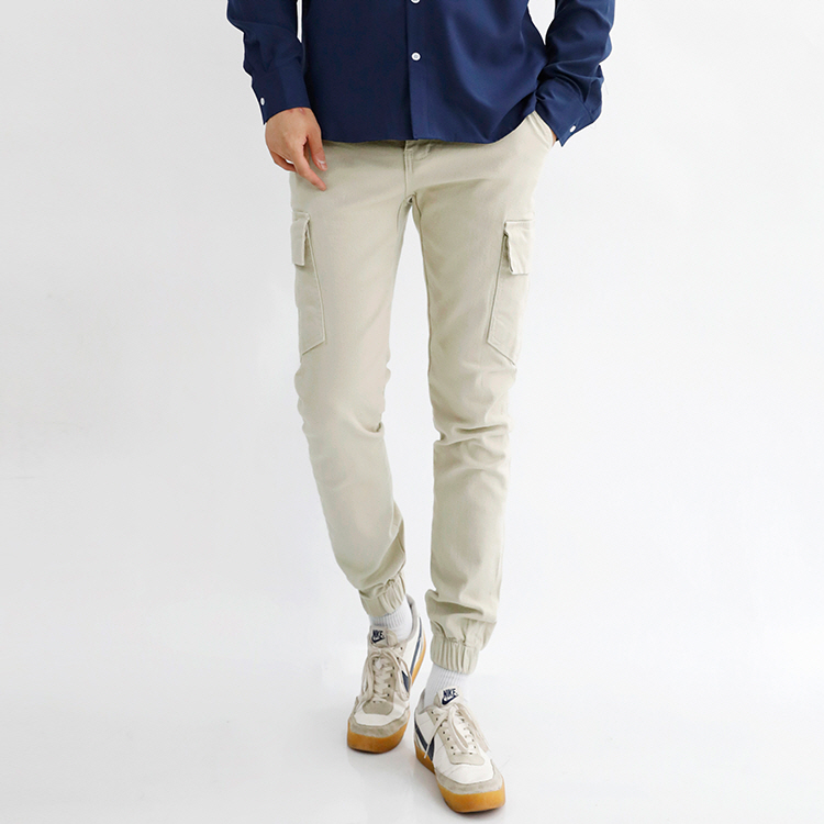 해리슨 면 카고 반 밴딩 조거 팬츠 NGD1060 37,800원