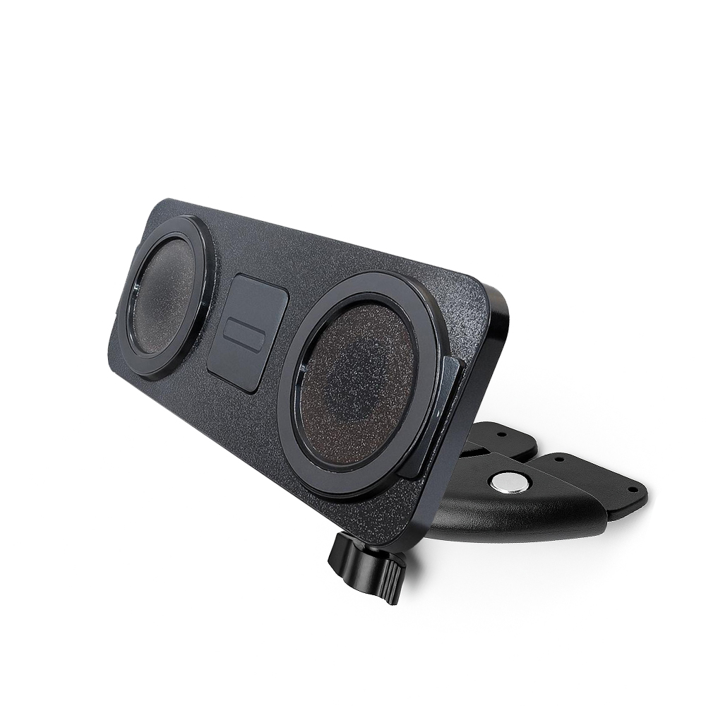 WC-1000 제노믹스 듀얼 무선 충전거치대 대보드, CD슬롯, 컵홀더 자바라용, 1개, WC-1000 CD슬롯형 54,000원