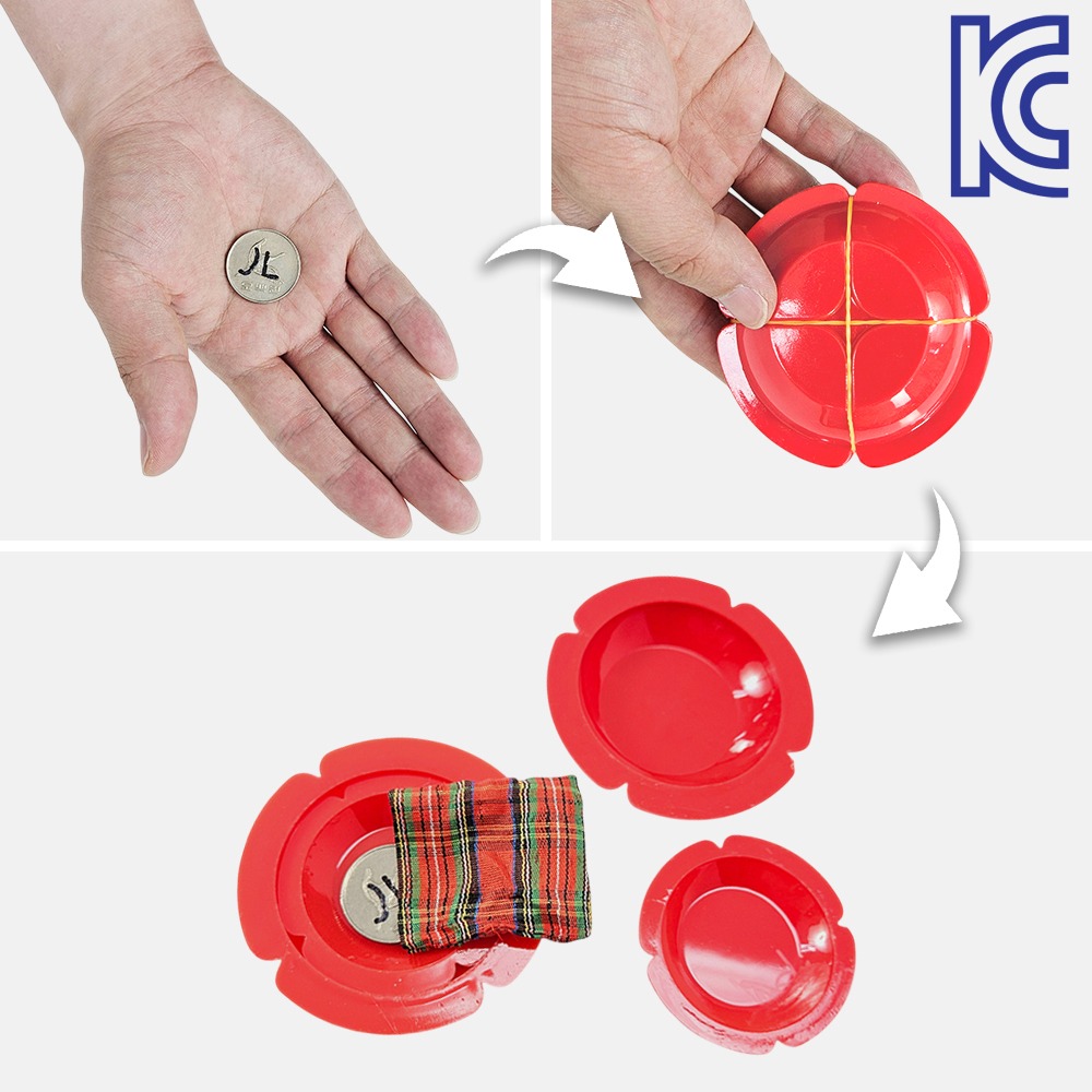 [KC인증] JL매직 동전순간이동(Lightning Box)동전이 있었다가 사라지는 동전 순간이동 마술, 1세트 4,800원