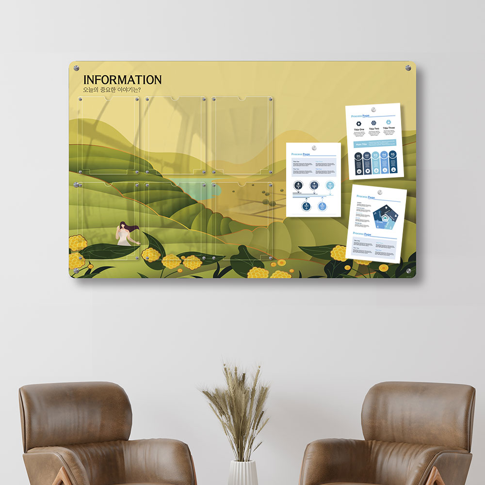 학급 어린이집 게시판 10구 자석 공지 메모 보드 A4 아파트 공지사항 안내문 학교 학원 알림판 회사 사무실 유치원 환경구성 478,000원