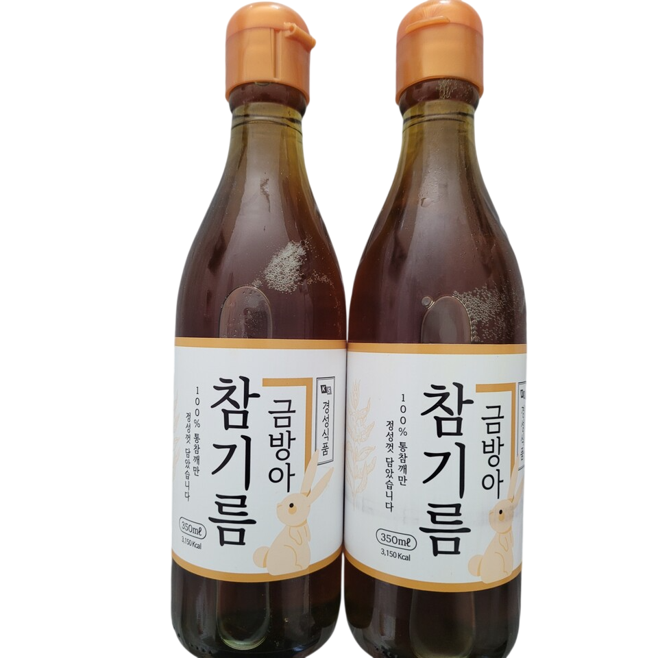순수본가 100% 통참깨 금방아 참기름350ml+ 통들깨 금방아 들기름 350ml 14,700원