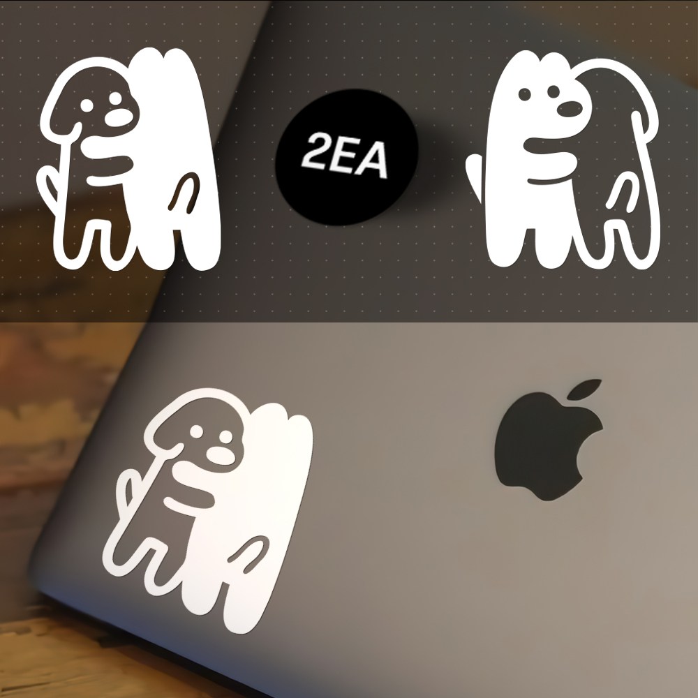 키키카카 허크 강아지 노트북 캐리어 스티커 15,000원