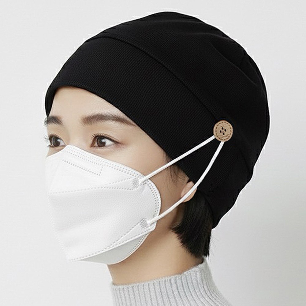 편한마스크걸이 항암모자 오가닉코튼100% 고급원단 수면비니 외출 남성 여성 남여공용 국내생산 사계절 24,000원