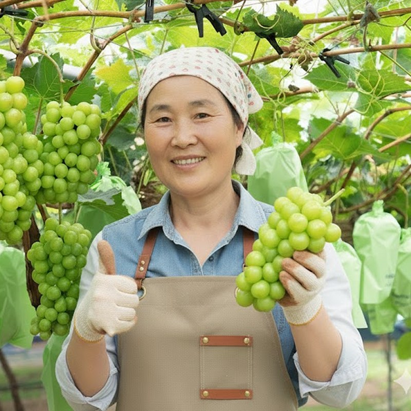 산지직송 경북 영천 달콤한 샤인머스켓, 4kg(5-6수) 29,500원