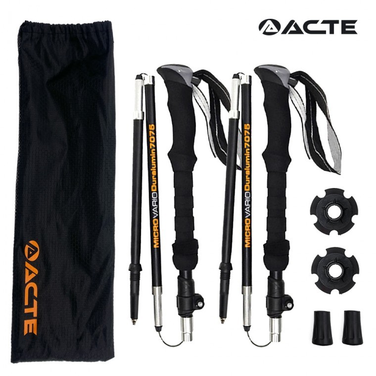 7075 접이식 노르딕워킹 등산용 5단 2개1세트 AST-235 폴딩 듀랄루민 스틱 등산스틱 트레킹 일자 액트, 1개, AT-CA1903 등산스틱 - 파랑 2P (1세트) 66,910원