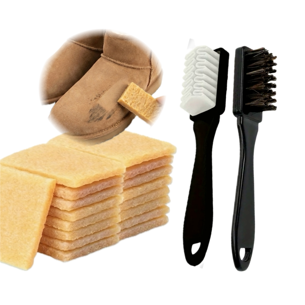 스웨이드 지우개 어그 신발 얼룩 제거 영구사용 지우개 + 브러쉬 슈즈 클리너 세트 8,400원