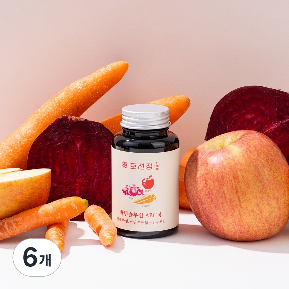 호선정 클린솔루션 ABC정 ABC환 ABC주스 800mg, 6개, 100정 114,000원
