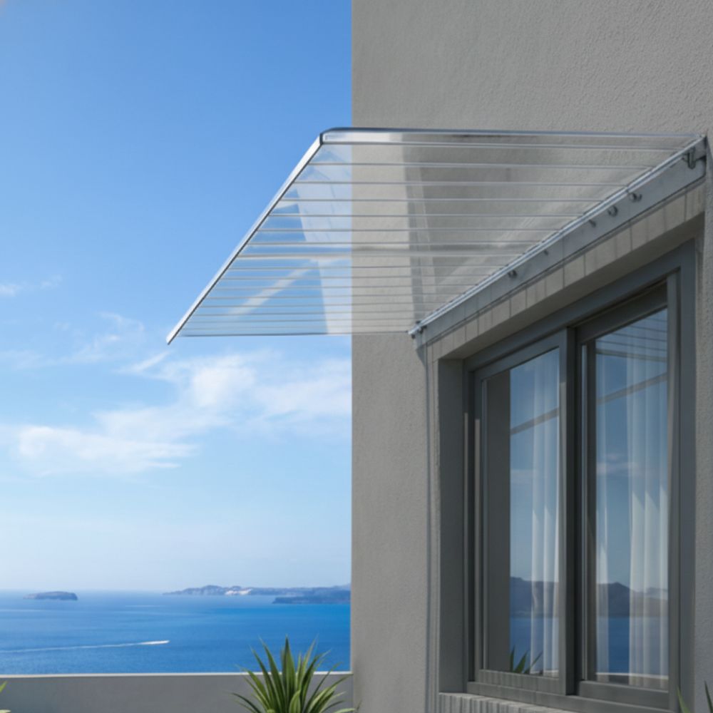더존 완벽방수 조립식 현관 창문 처마 고정 어닝 비가림 캐노피 일자형 17,600원