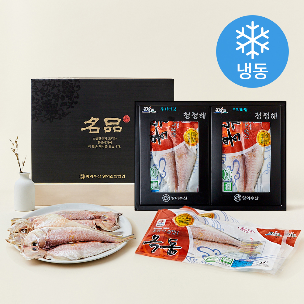 청정해 제주 건옥돔 2개입 세트 (냉동) + 부직포가방, 1.5kg 이상, 1세트 159,000원