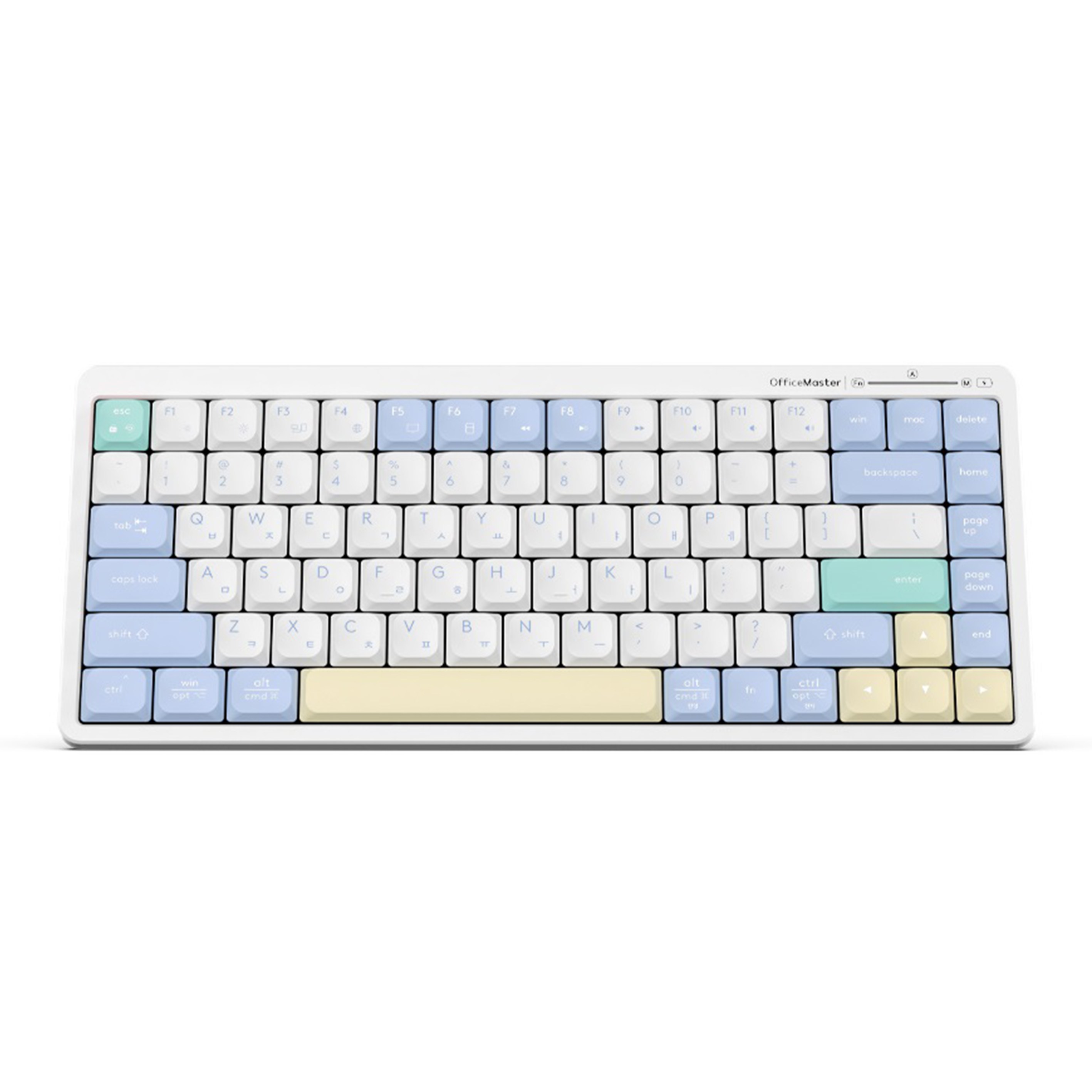 한성컴퓨터 OfficeMaster 3모드 저소음 펜타그래프 유무선 키보드 34,200원