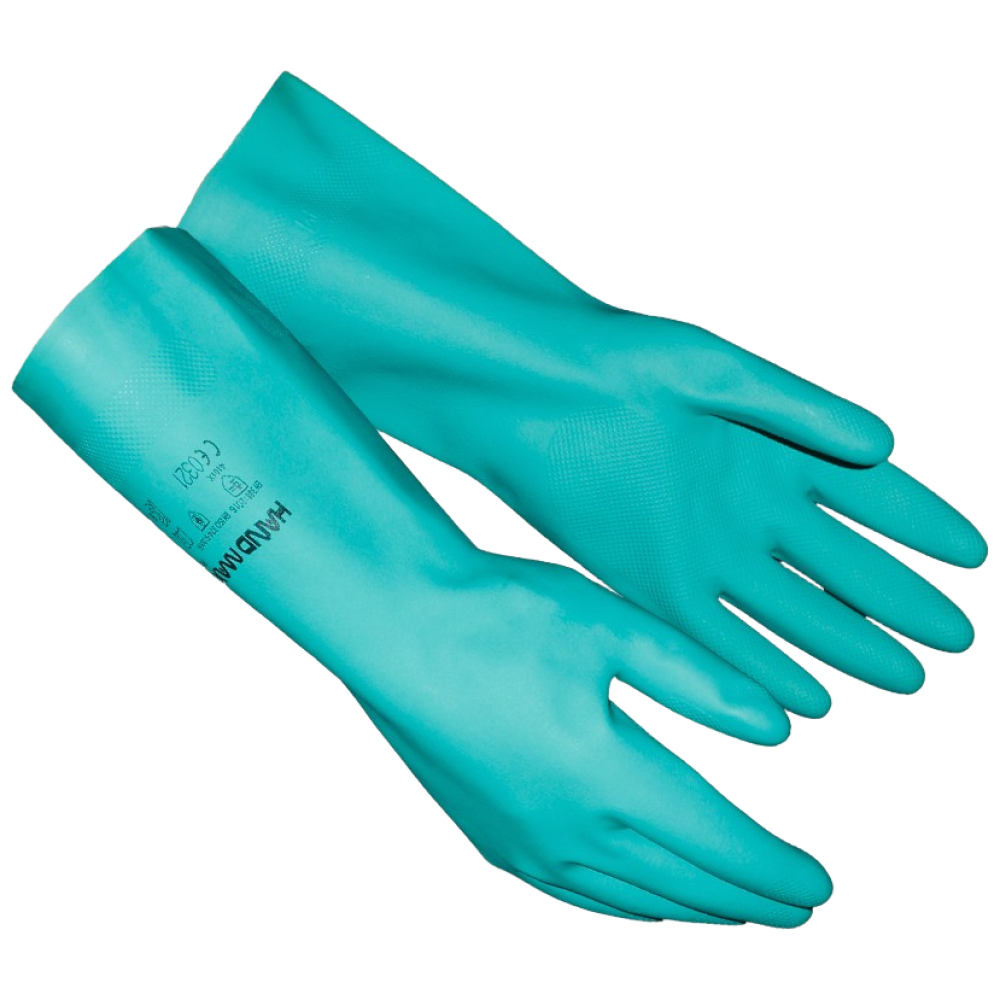 핸드맥스 니트로 니트릴 내화학 장갑, 1개, 그린 2,400원