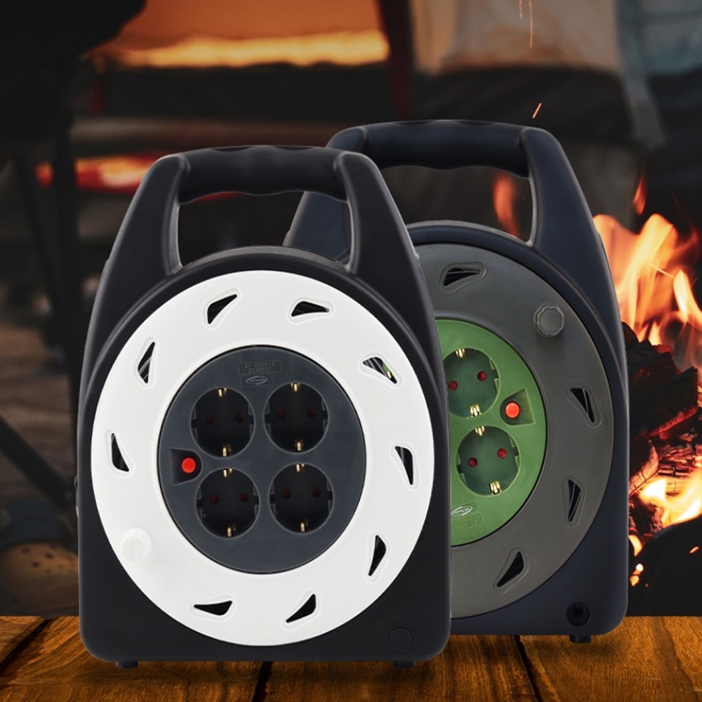 캠핑용 4구 전기코드 접지릴선 20m 콘센트 연장선 리드선 2200W 휴대용 차박 65,620원