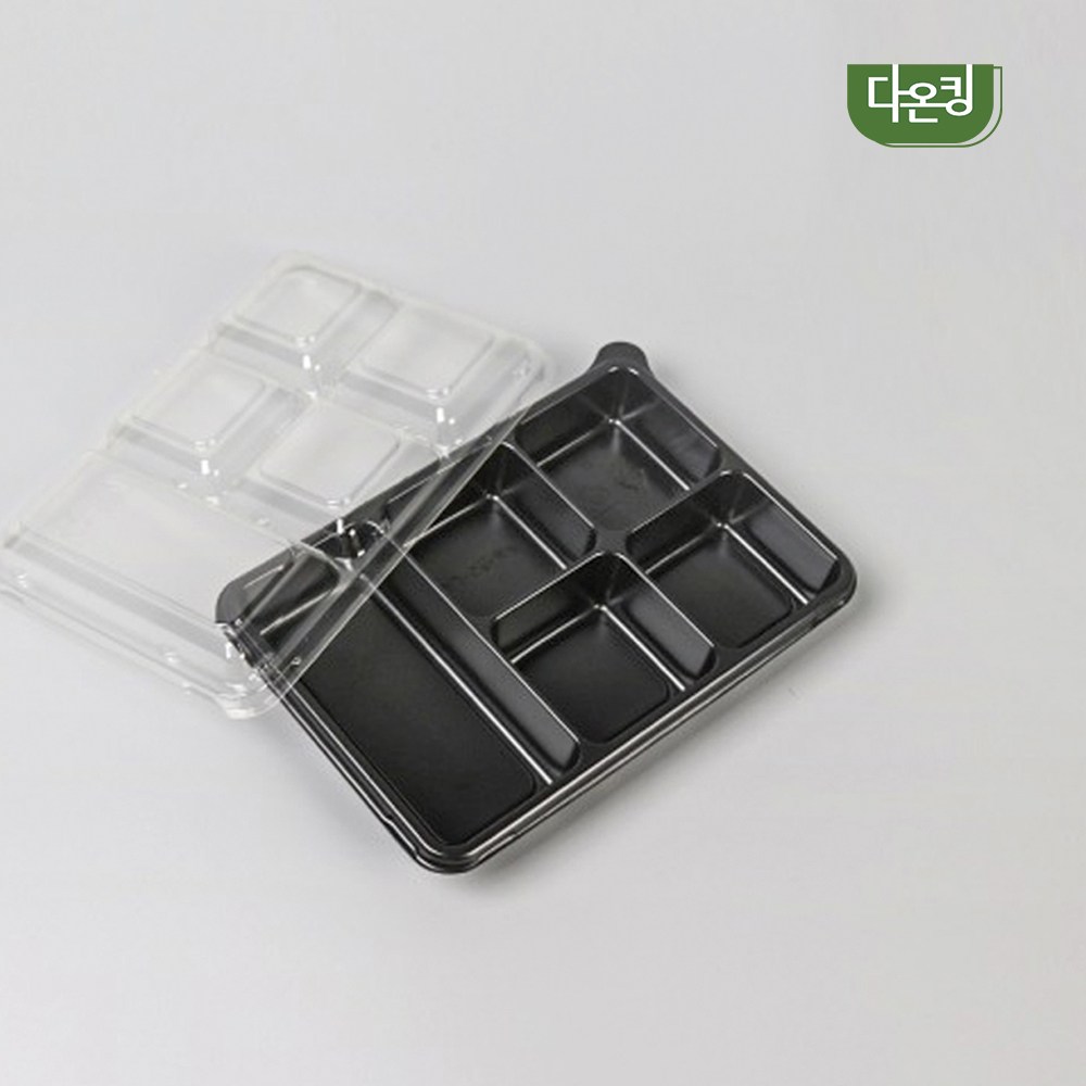 반찬용기 일회용 PET포장 직사각 AJ-5칸 소스칸 102,960원