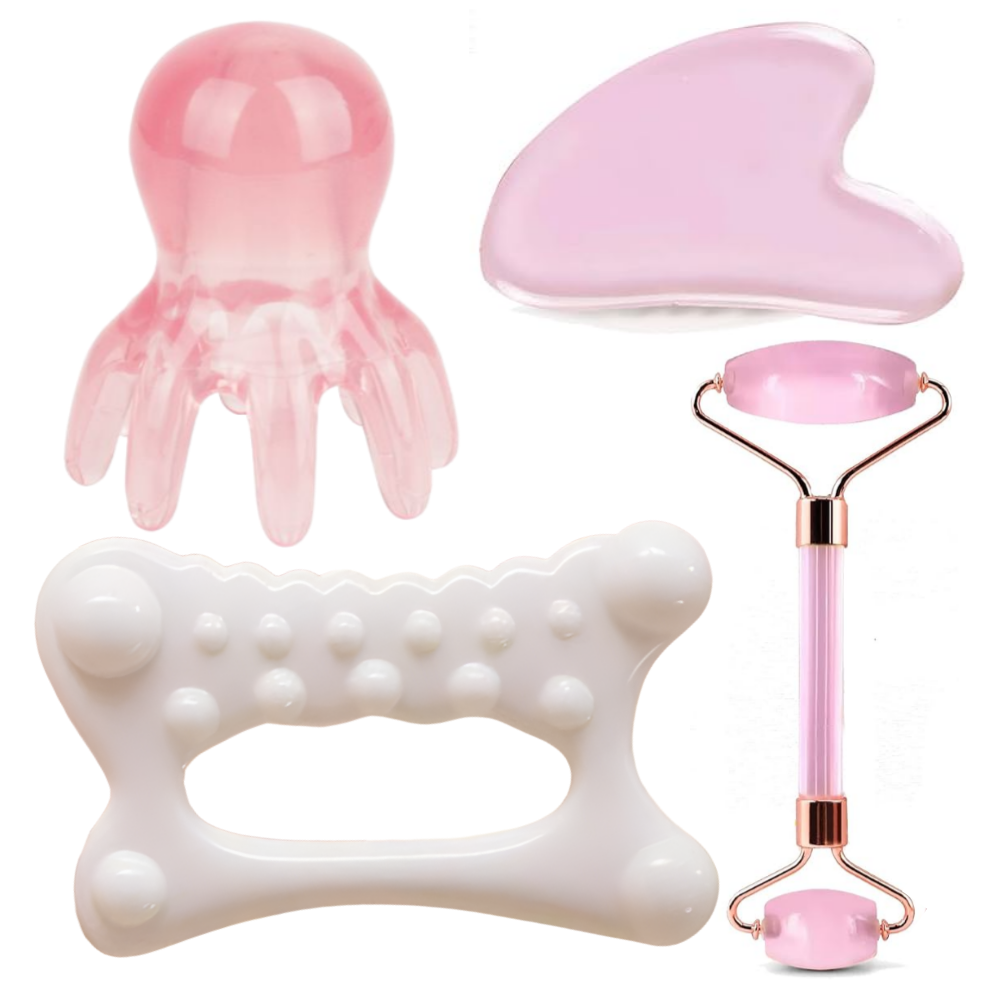 로제브 얼굴 괄사 마사지기 두피 도구, 페어리 핑크, 1개 14,560원