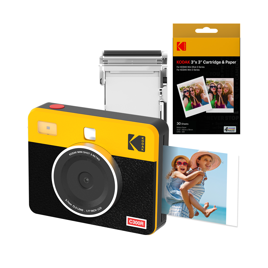 코닥 미니샷3 레트로 즉석카메라 + 카트리지 38p 세트 C300R 옐로우 193,000원