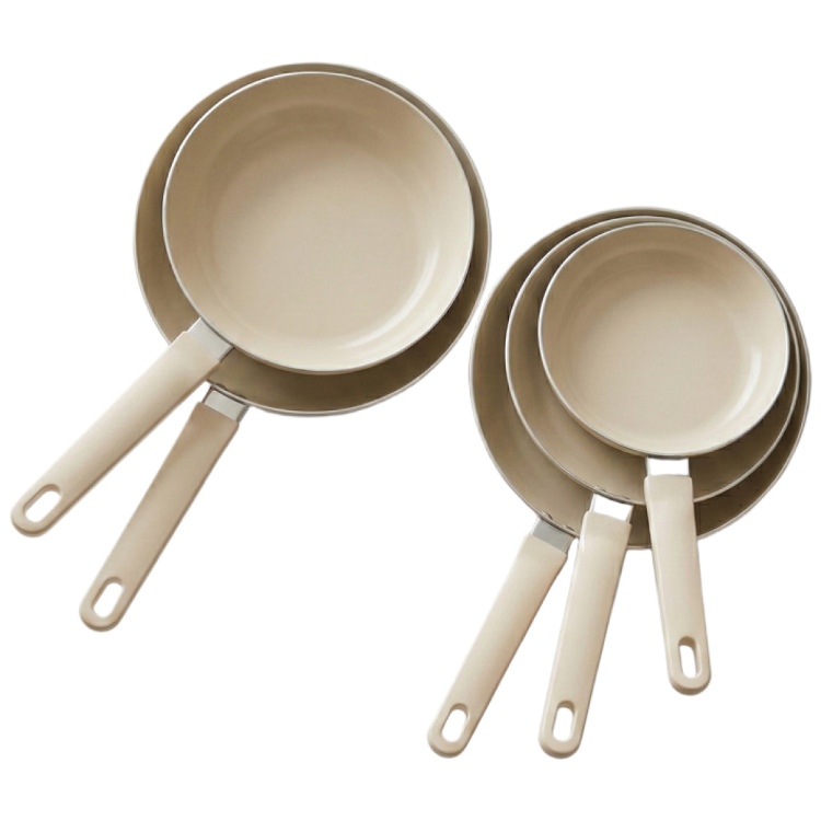 코젤 베르온 세라믹코팅 IH 인덕션겸용 프라이팬 궁중팬 5종세트, 1세트, 프라이팬(20+24+28)+궁중팬(24+28), 아이보리 84,700원