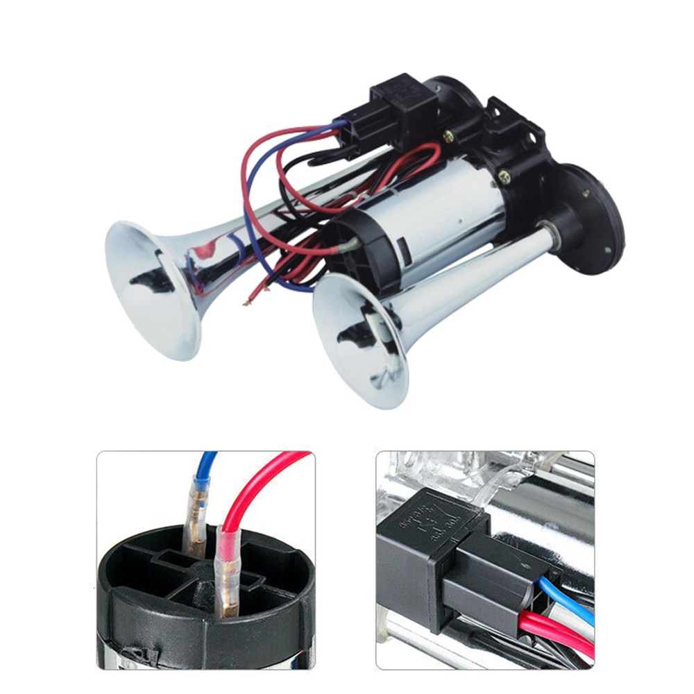 발통마켓 에어혼 12v 24v 화물차 크락션 나팔 자동차 빵빵이 바이크 뱃고동 129,000원