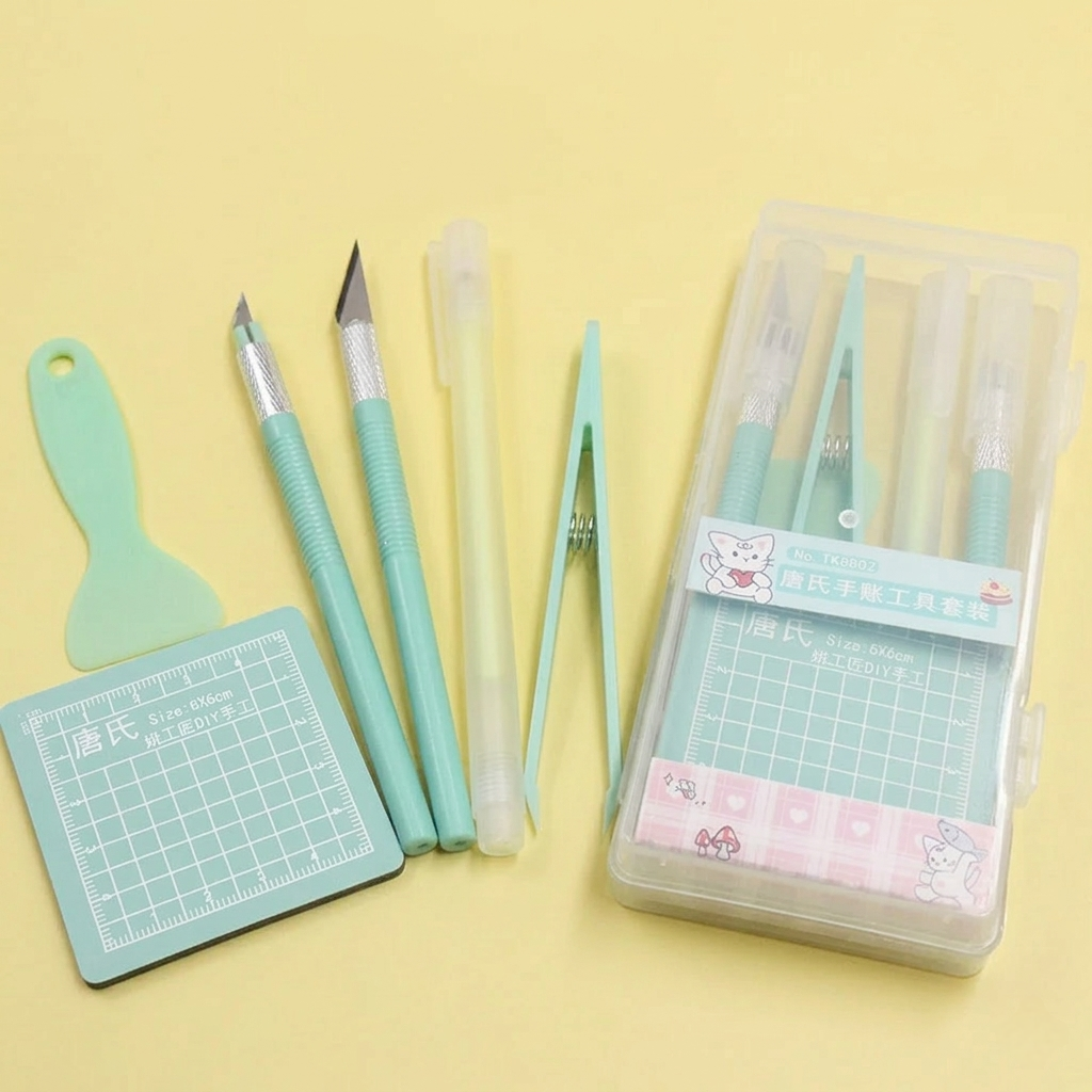 다꾸 도구 6종 세트 매트 스티커칼 글루펜 12,400원