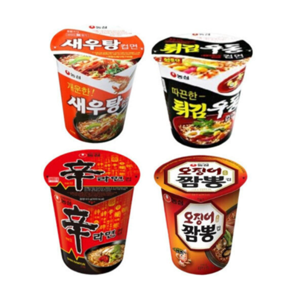 농심컵라면 신라면+튀김우동+새우탕+오짬뽕 6입4개(총24개) 42,200원