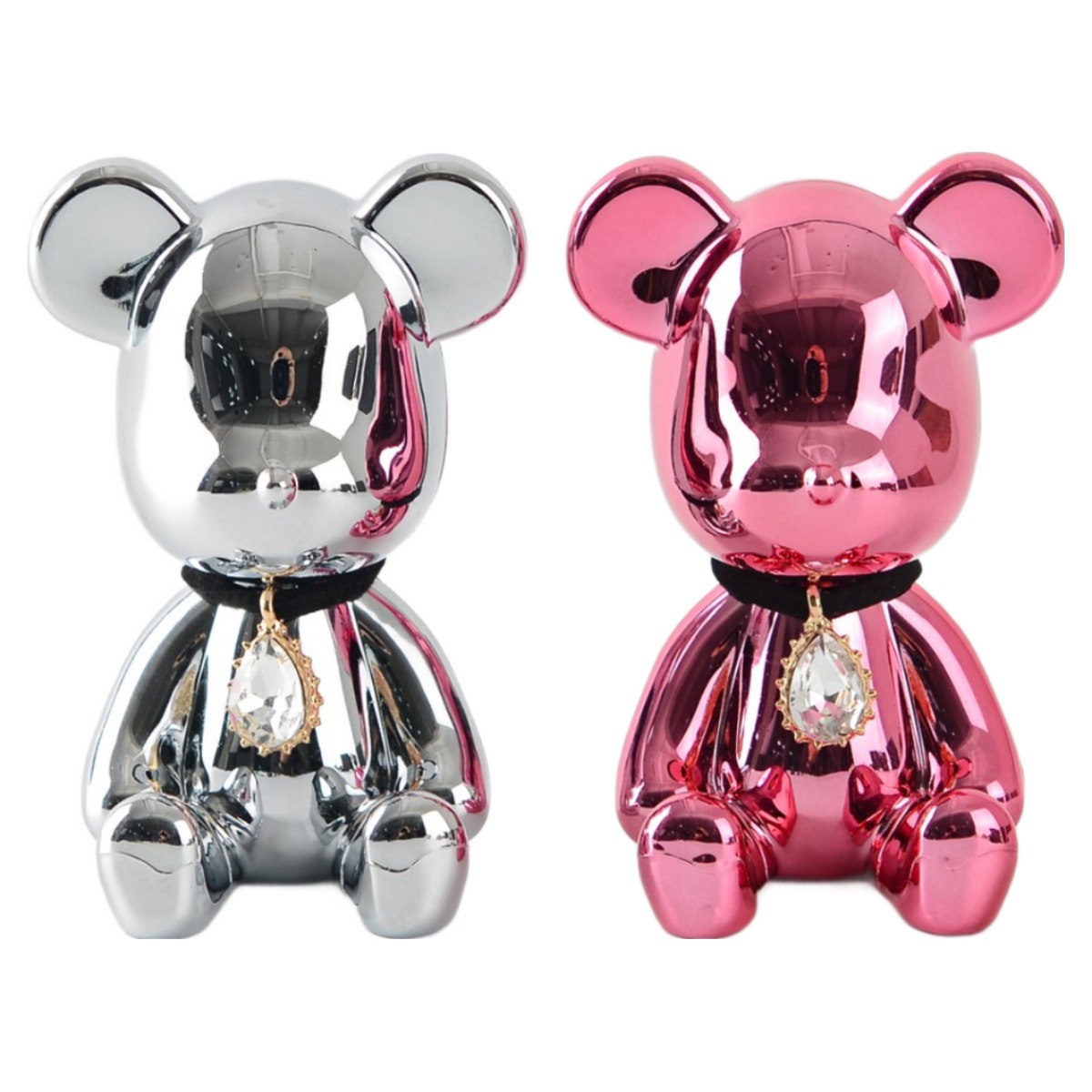 블링디어 크롬세트(2+2) 베어브릭 고급 차량용 방향제 83,900원