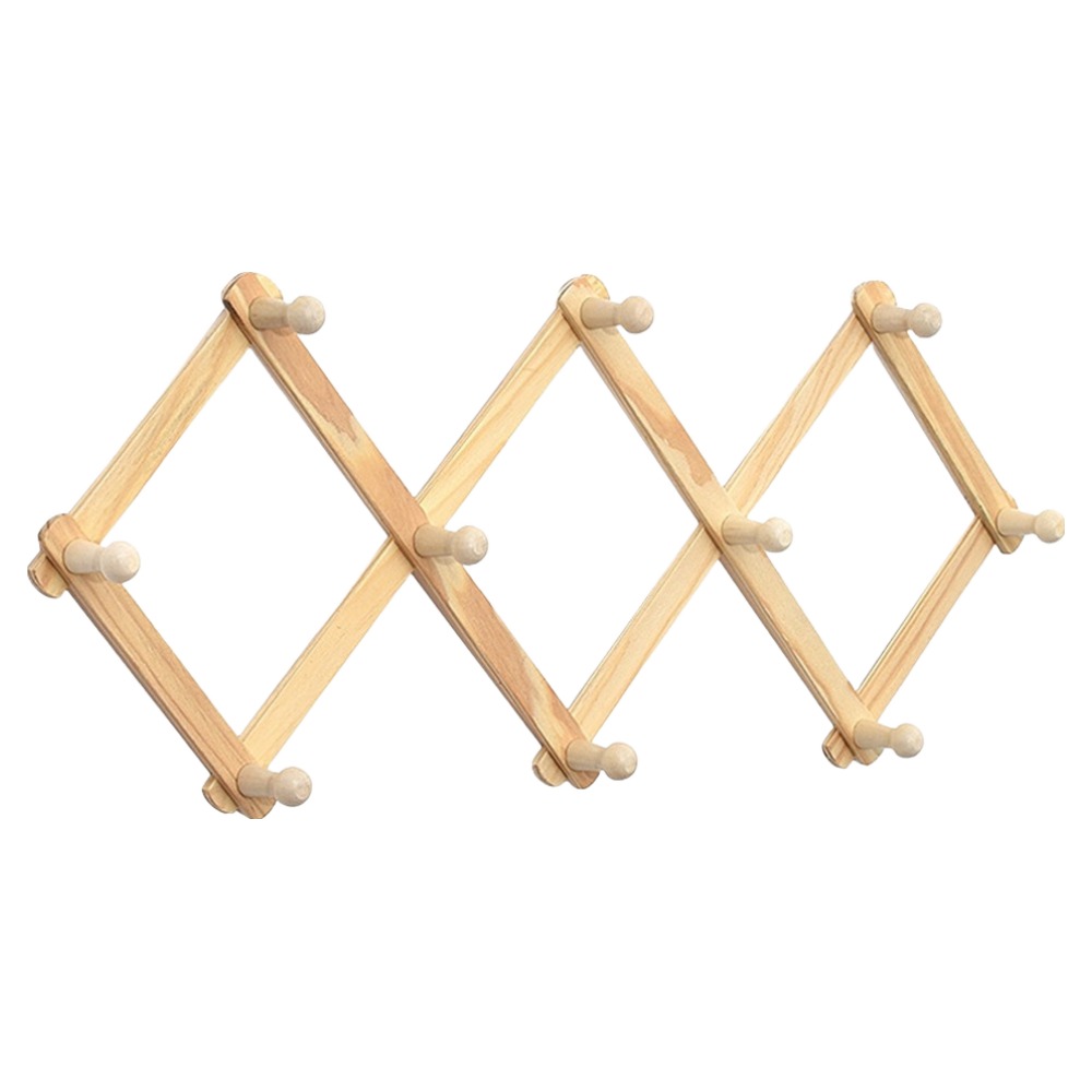 라라공방 원목 자바라 옷걸이 대형, 내추럴우드, 1개 10,630원