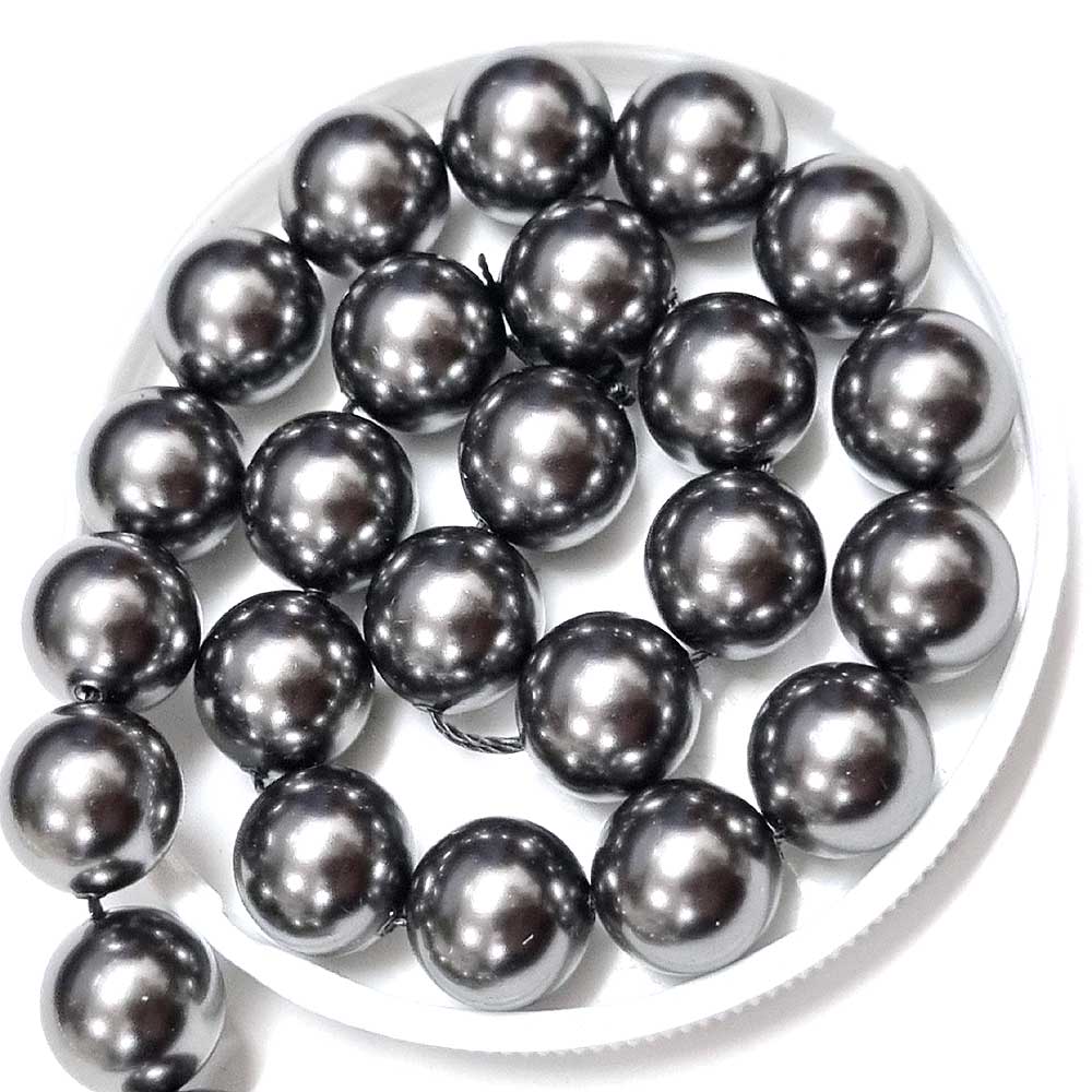 ALL 비즈 스왈로브스키 8mm 크리스탈 진주 한팩 20알, 컬러선택, 다크그레이 16,900원