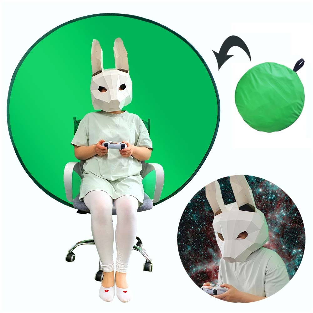 2세대 의자 체어 원터치 줌 크로마키 그린 스크린 천 촬영용 배경천 유튜브 장비 배경지 15,190원